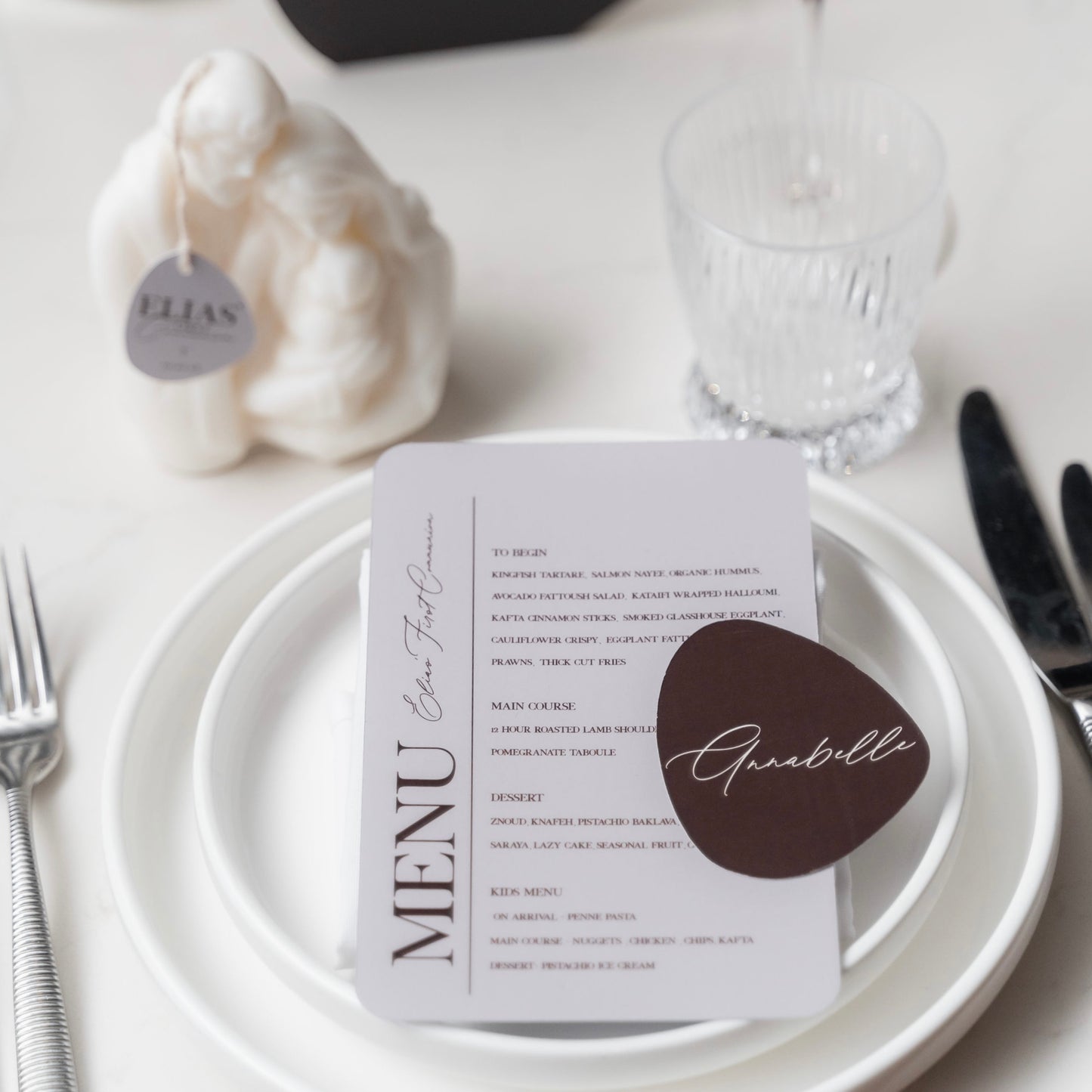 Custom Shaped Place Cards